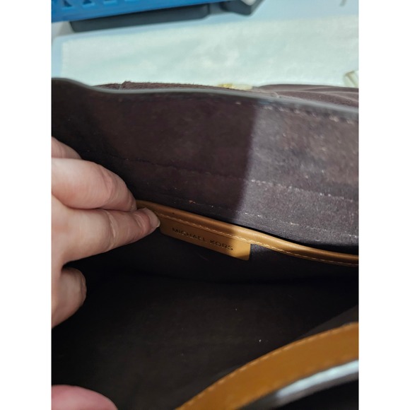 Michael Kors Brown Leather Satchel Top Handle Designer Bag - Picture 15 of 15